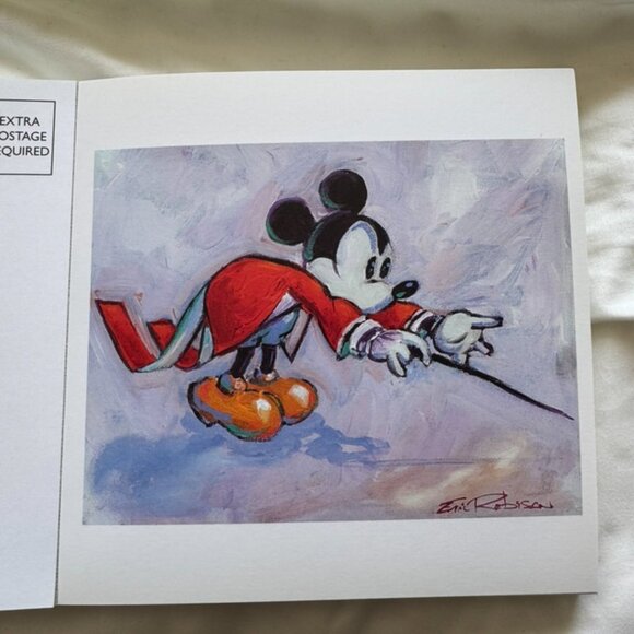 GUC, RARE Eric Robison Disney Mickey Mouse One Hundred 100 Postcards, Vintage - Picture 14 of 16